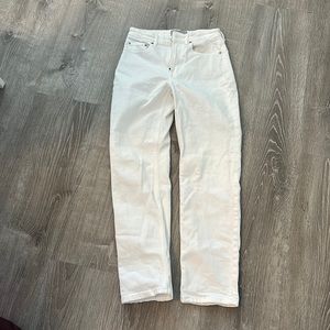 Everlane White Jean high rise  straight fit size 25